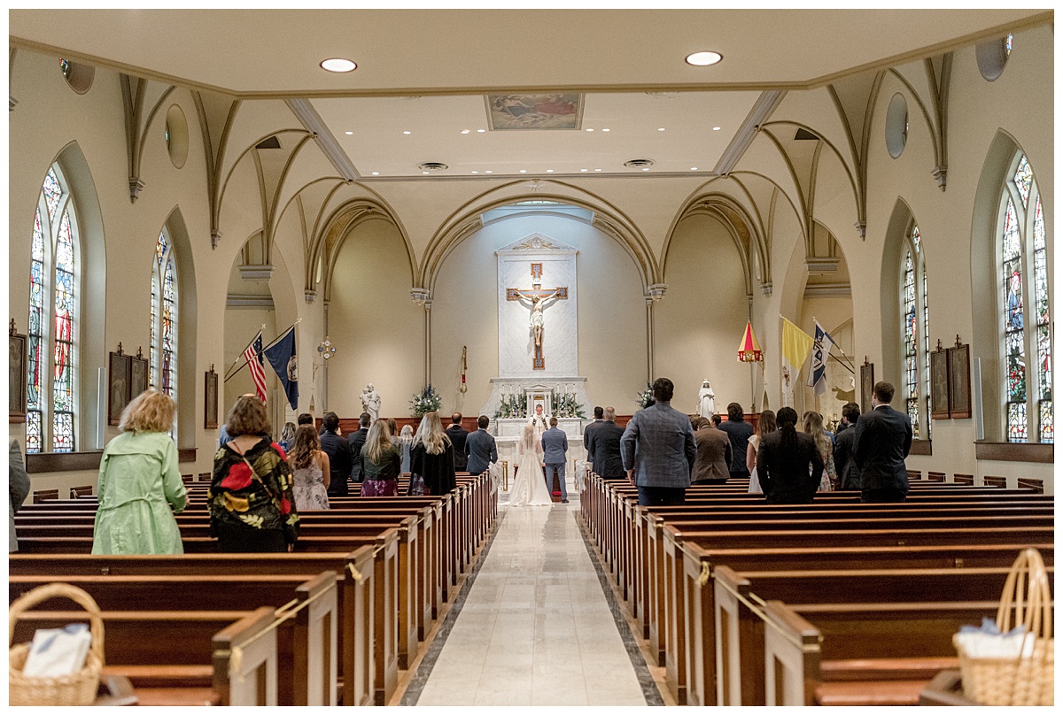 Old Town Alexandria wedding at Basilica of St Mary