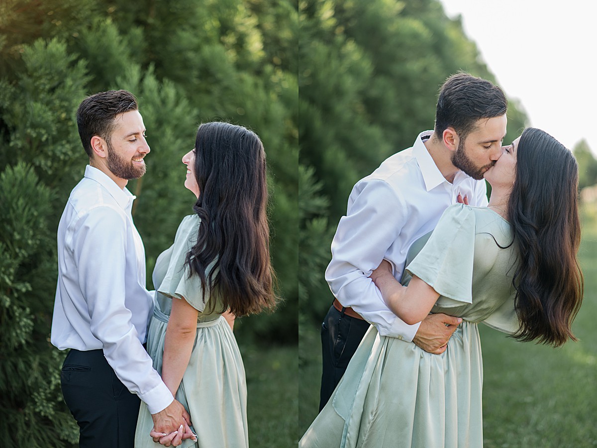 Virginia engagement photos at private residence
