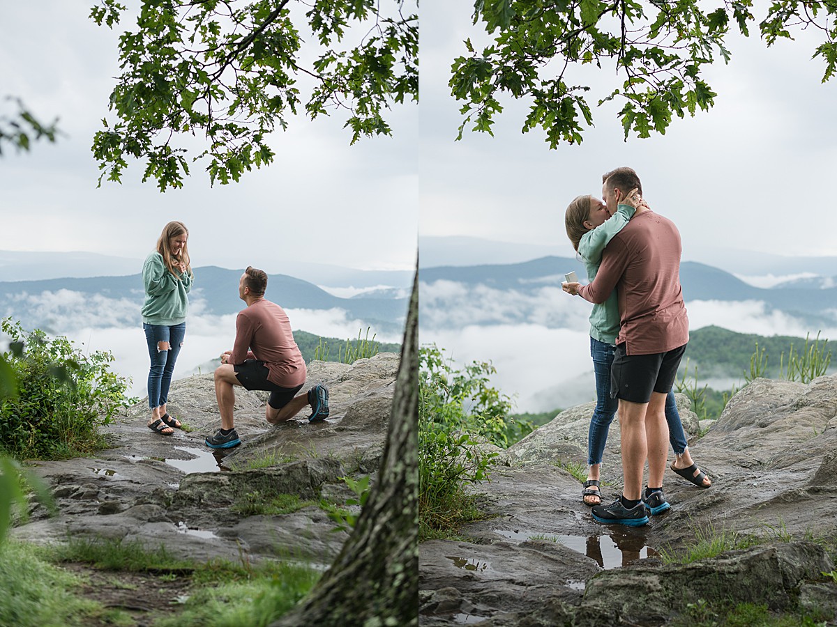 Surprise proposal at The Point Overlook