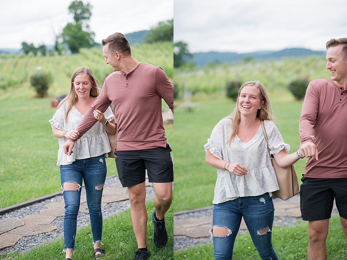 Surprise engagement party at Philip Carter Winery