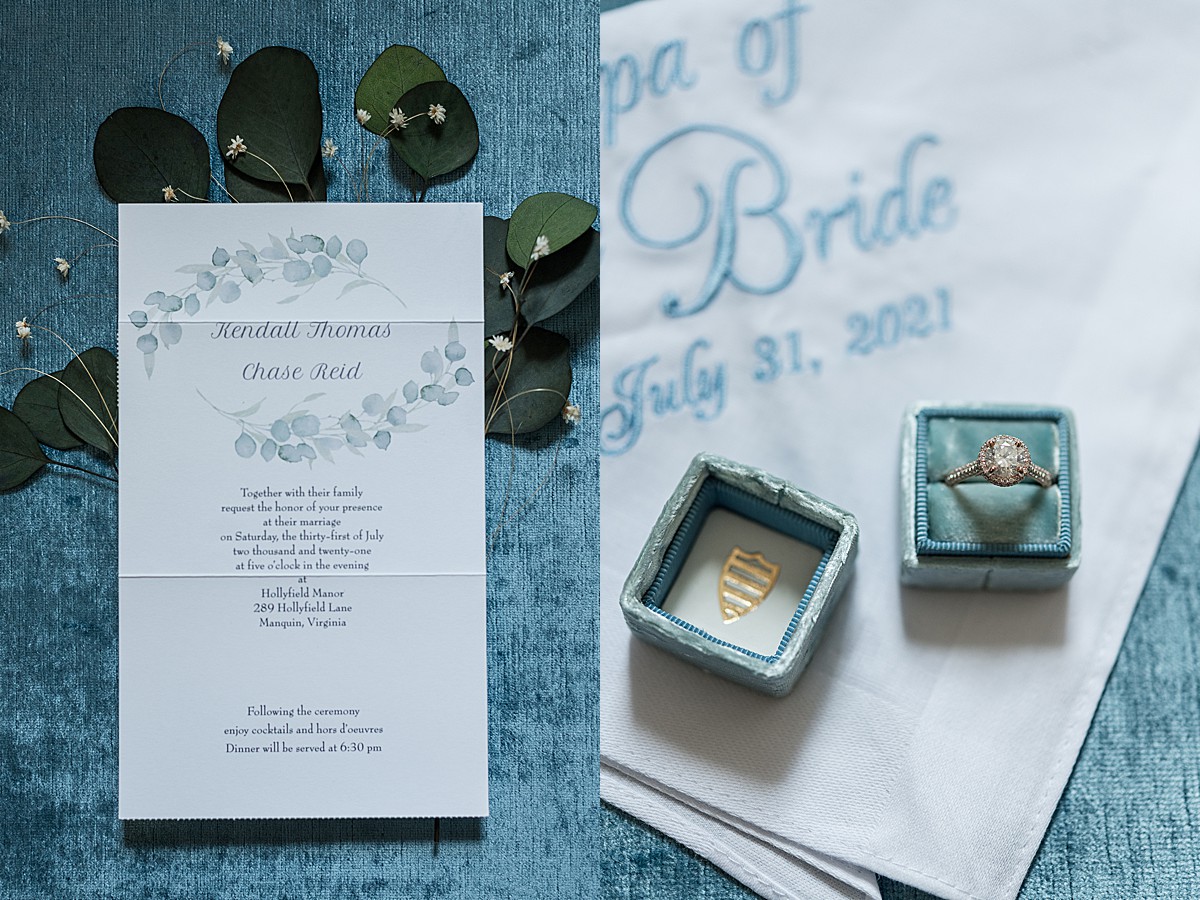 Hollyfield Manor wedding invitations