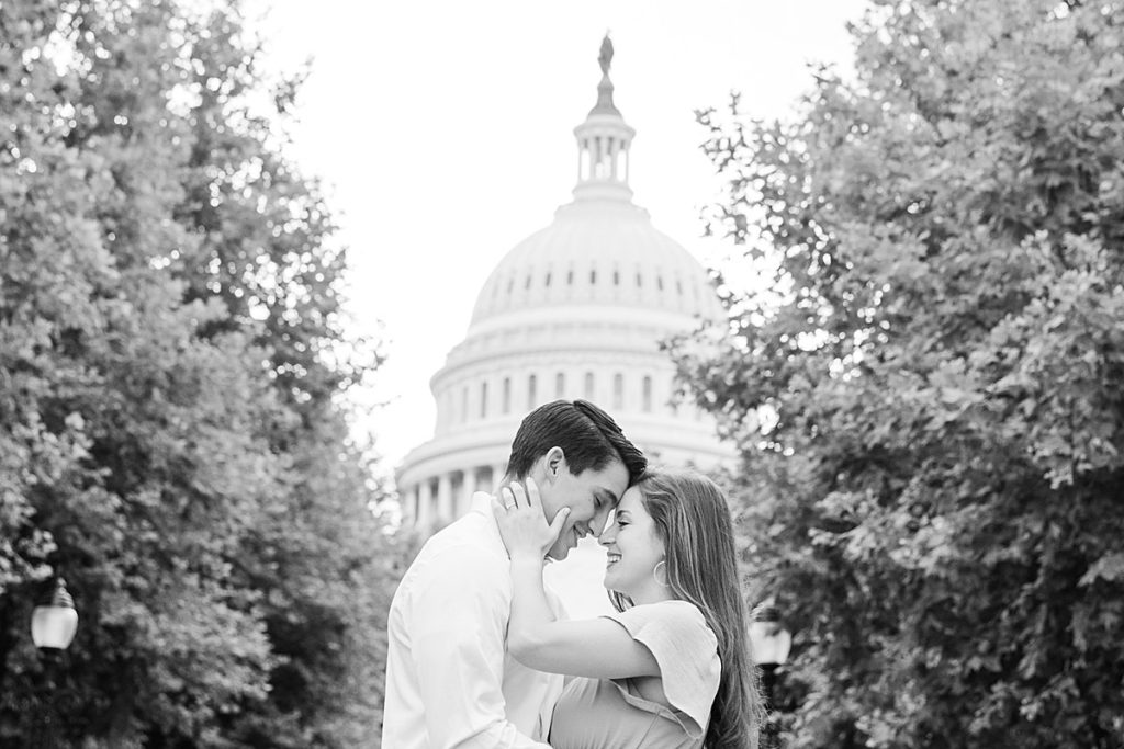 Engagement photos in DC