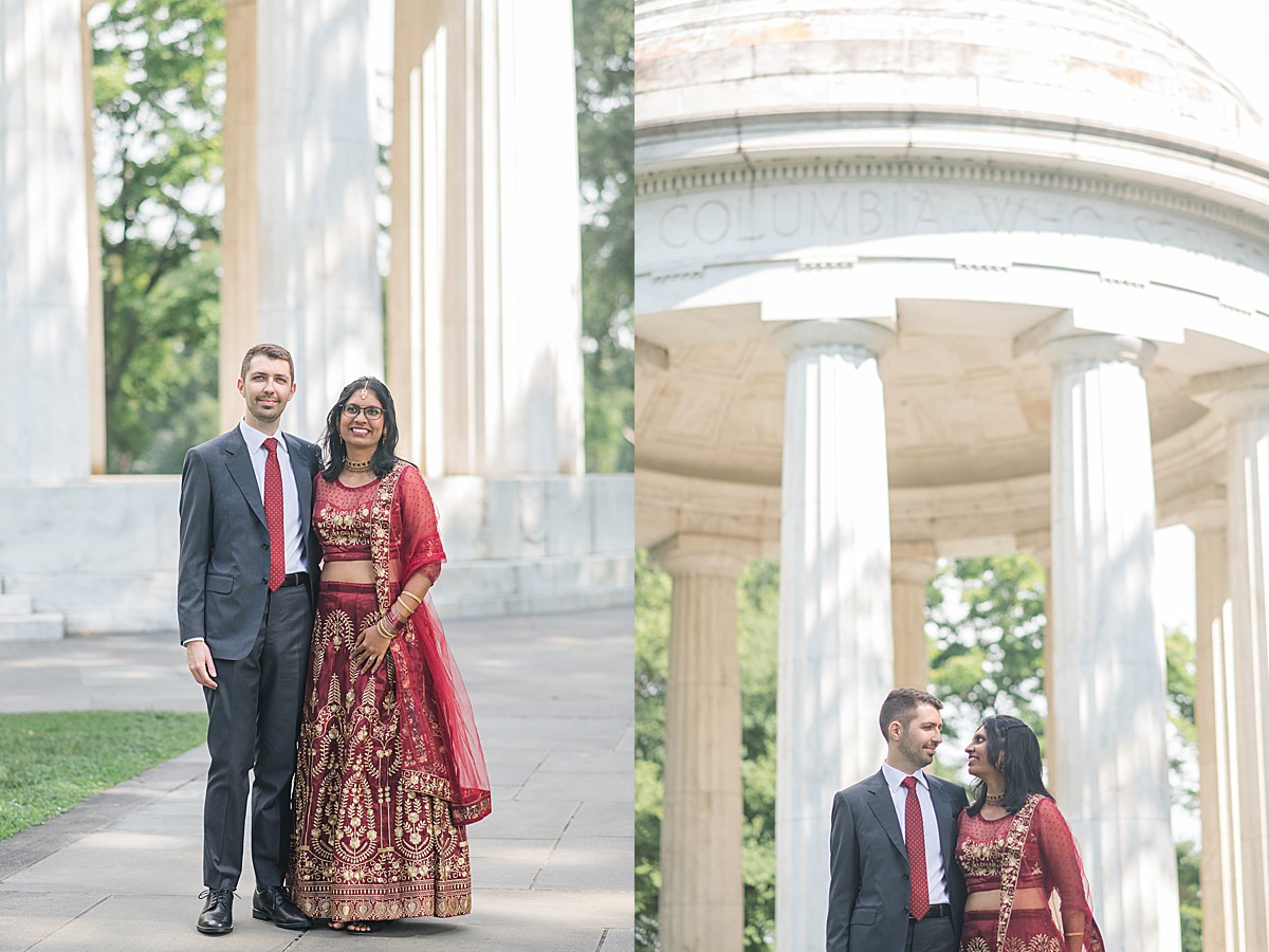 DC War Memorial Indian wedding
