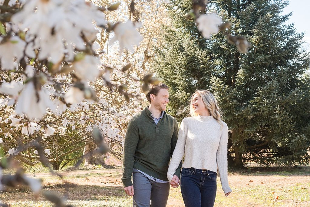 Engagement pictures at Maymont