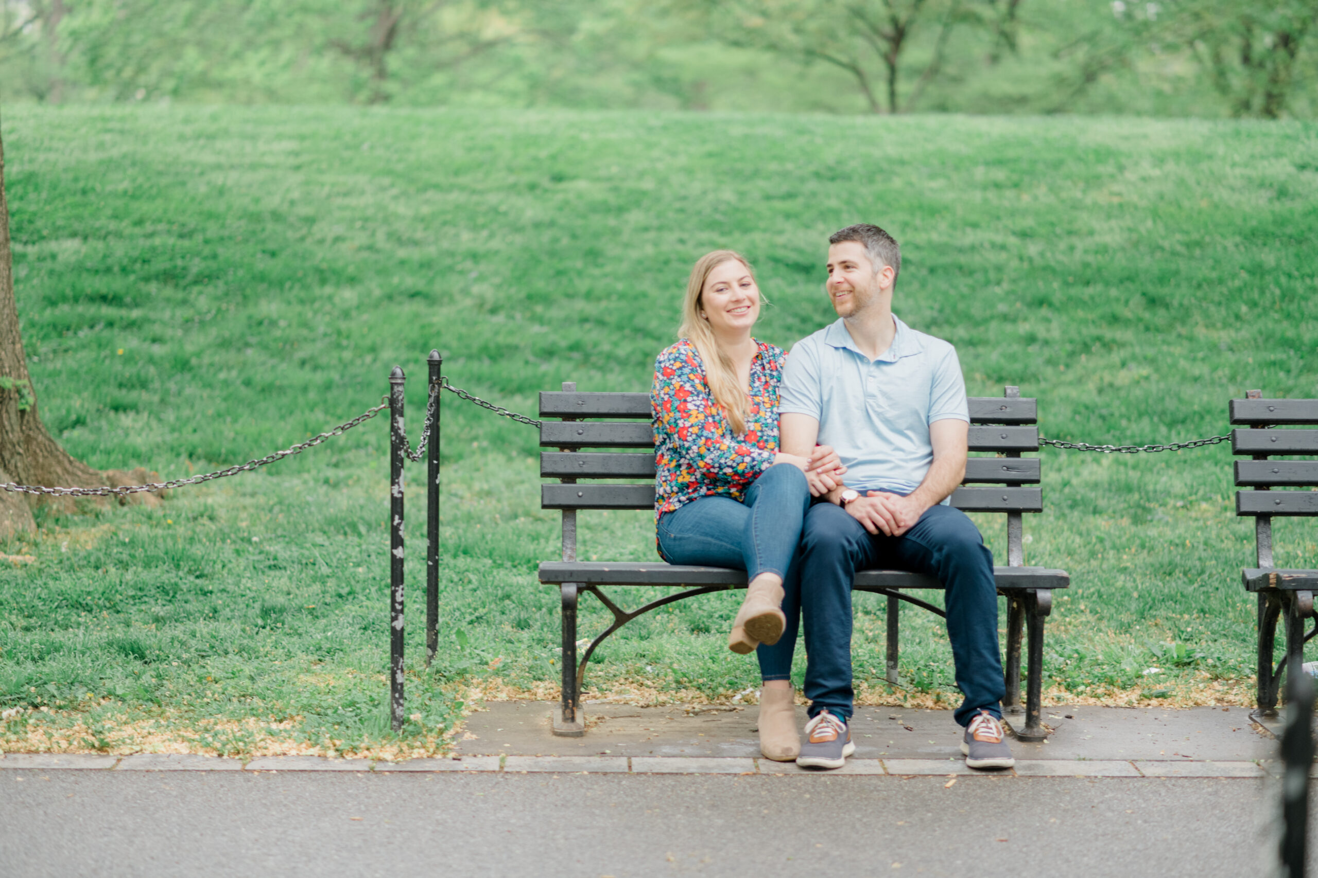 Lincoln Memorial Engagement Photo