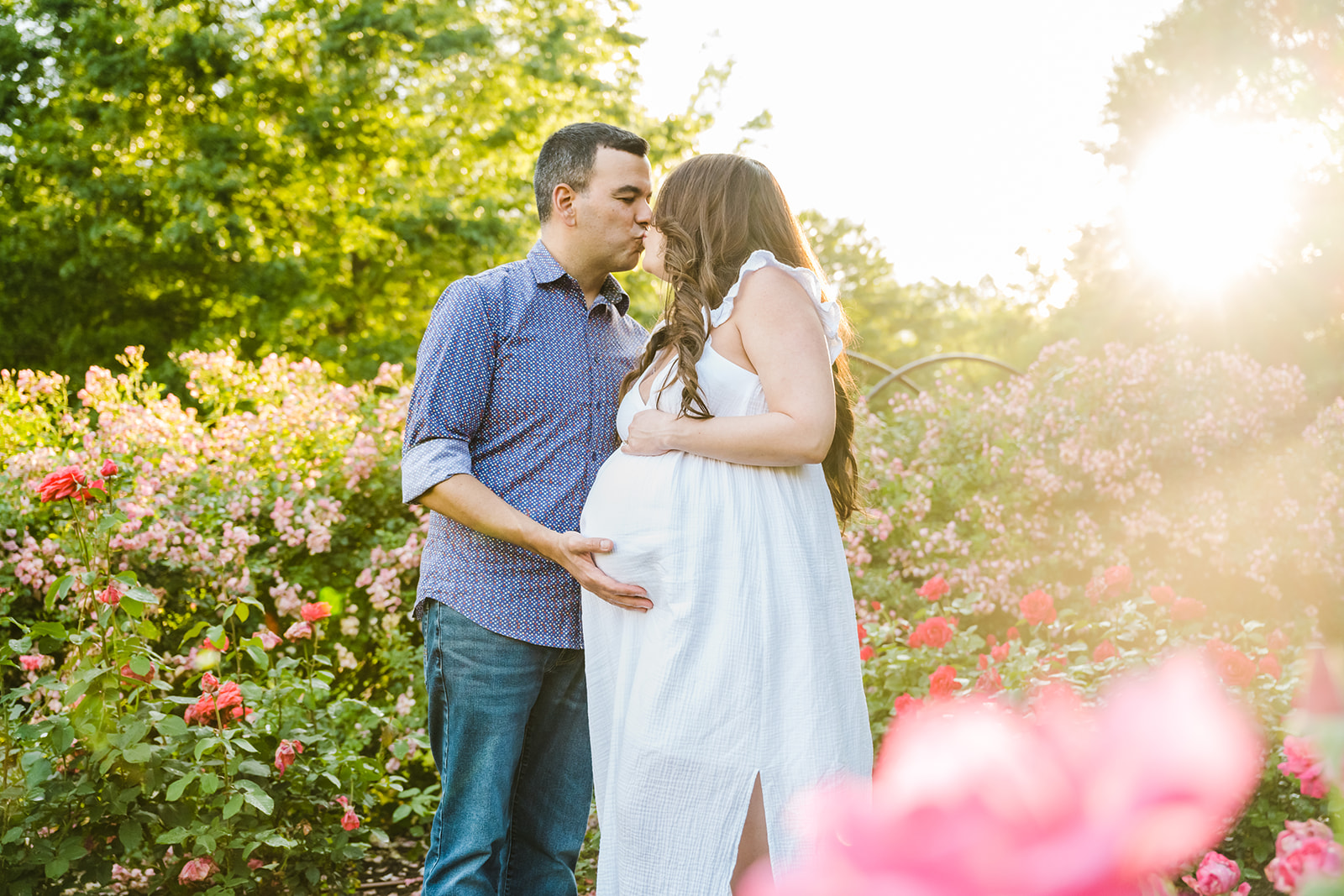 Golden Hour Mini Sessions Bon Air Rose Garden Arlington VA